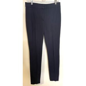 Akris Pants Womens 6 Navy Blue Knits Skinny Pants